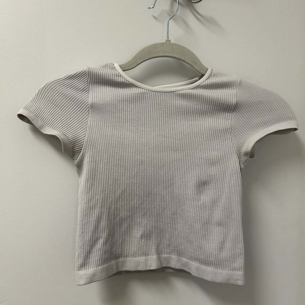 White crop top